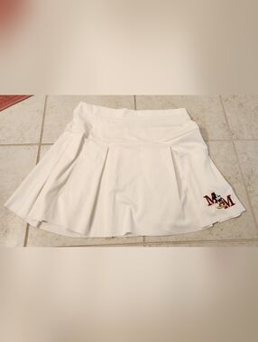 Womens Disney White Tennis Mini Skirt Mickey Mouse Size XL #1163